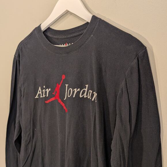 Jordan Air Jordan Jump Shirt Long Sleeve TShirt Classic Retro Timeless - Size S - Picture 3 of 6